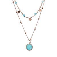 Collier Bronzallure Femme Collana in  Alliage Métallique Pietre dure WSBZ01793AZ - WSBZ01793AZ